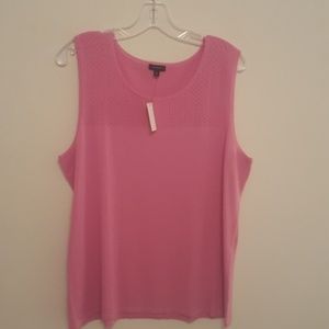 talbots pink tank